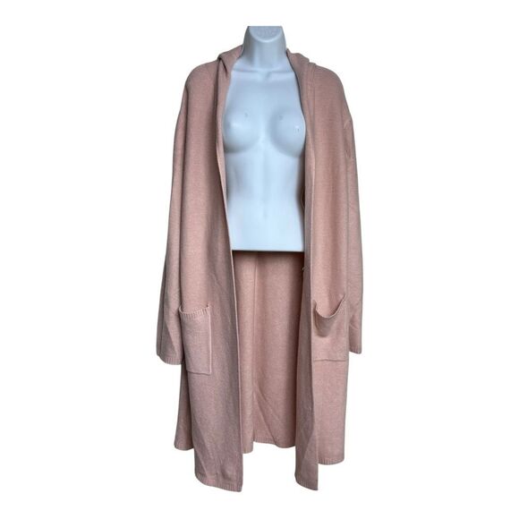 Korye women Open Front Cardigan Women’s Size L Dusty Pink - Picture 1 of 7